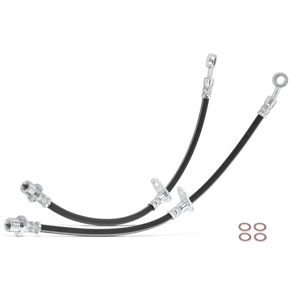 2 Pcs Front Brake Hydraulic Hose for Honda CR-V 1997-2001 L4 2.0L