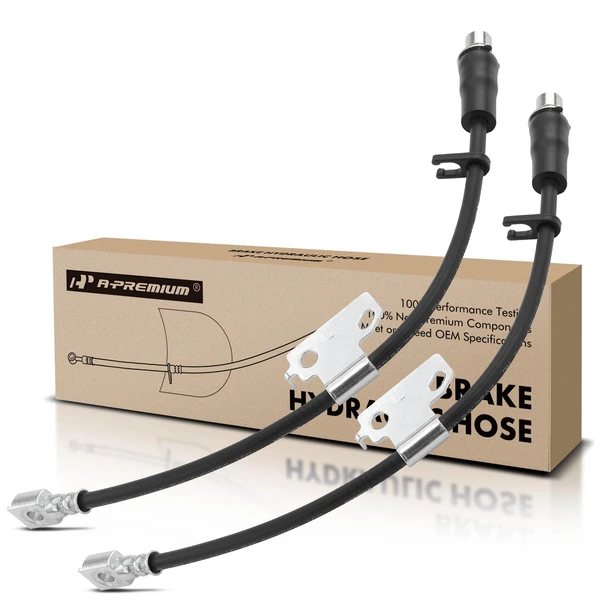 2 Pcs Front Brake Hydraulic Hose for 2007-2014 Lincoln Navigator