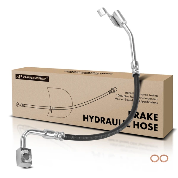 Rear Passenger Brake Hydraulic Hose for Jeep Wrangler 2008-2012 V6 3.6L 3.8L