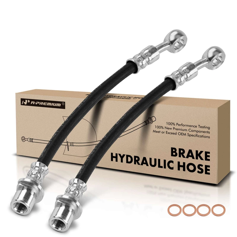 2 Pcs Rear Outer Brake Hydraulic Hose for 1997 Acura TL