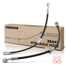 2 Pcs Front Brake Hydraulic Hose for 1997-2001 Honda Prelude