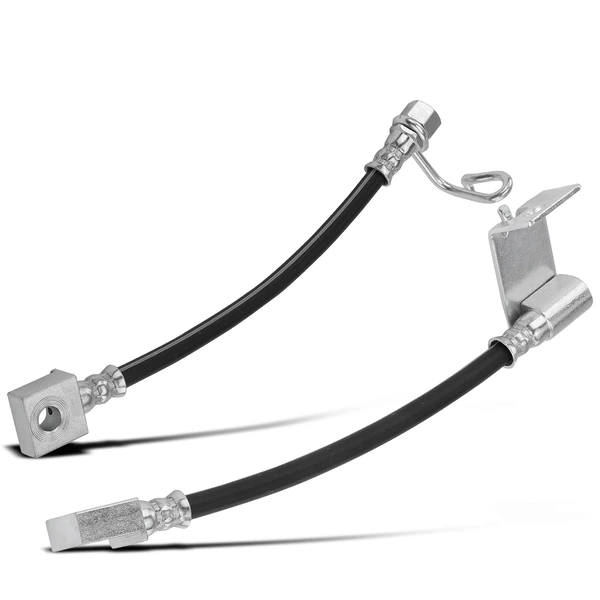 2 Pcs Rear Outer Brake Hydraulic Hose for Ford F-250 F-350 Super Duty 05-10 SRW