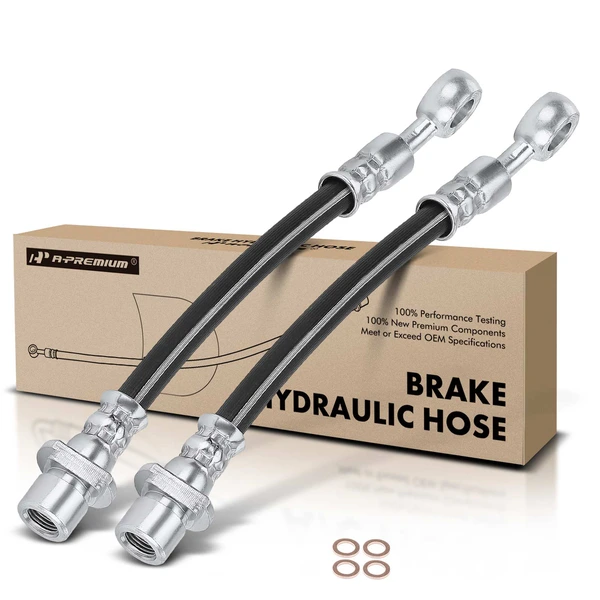 2 Pcs Rear Outer Brake Hydraulic Hose for Acura MDX Honda Pilot 3.5L