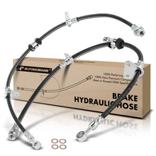 2 Pcs Front Brake Hydraulic Hose