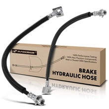 2 Pcs Front Brake Hydraulic Hose for 1998-2005 Freightliner FS65