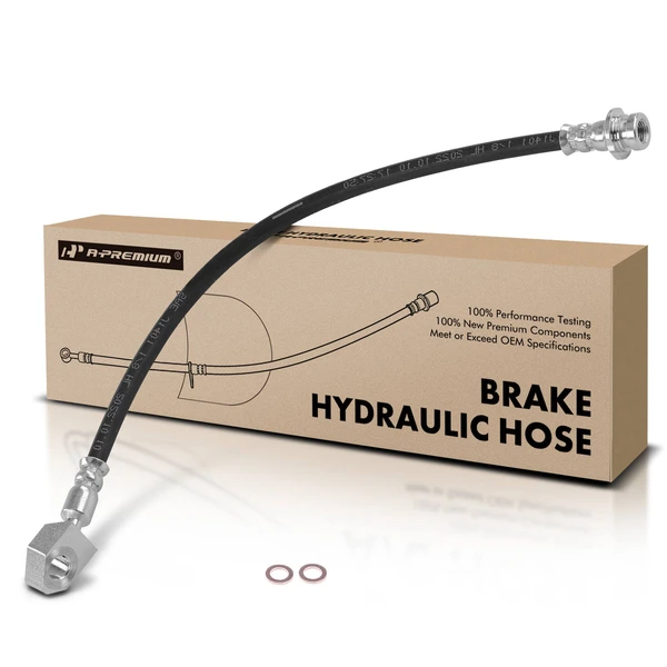 Front Driver Brake Hydraulic Hose for 1986-1994 Nissan D21