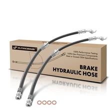 2 Pcs Front Brake Hydraulic Hose