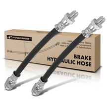 2 Pcs Front Inner Brake Hydraulic Hose