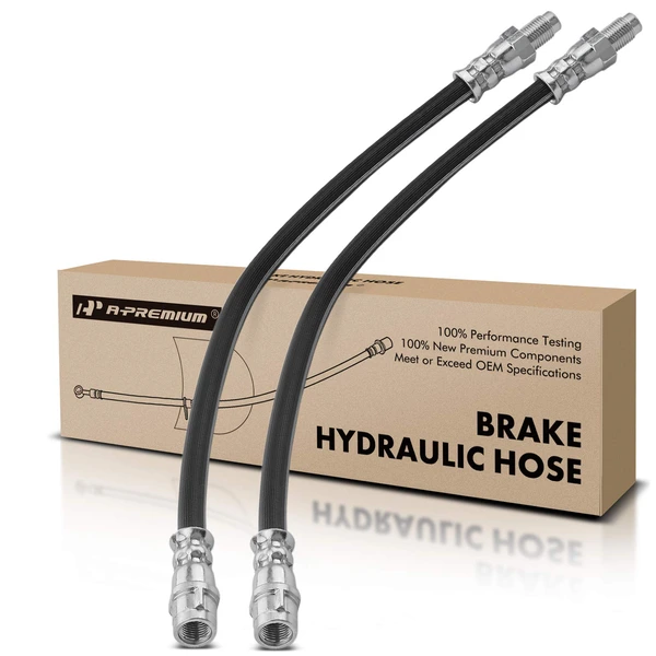 2 Pcs Rear Brake Hydraulic Hose for 1998-1999 Mercedes-Benz CL500