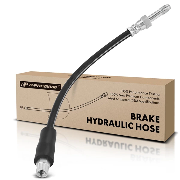 Rear Driver or Passenger Outer Brake Hydraulic Hose for 1997-2000 BMW 528i