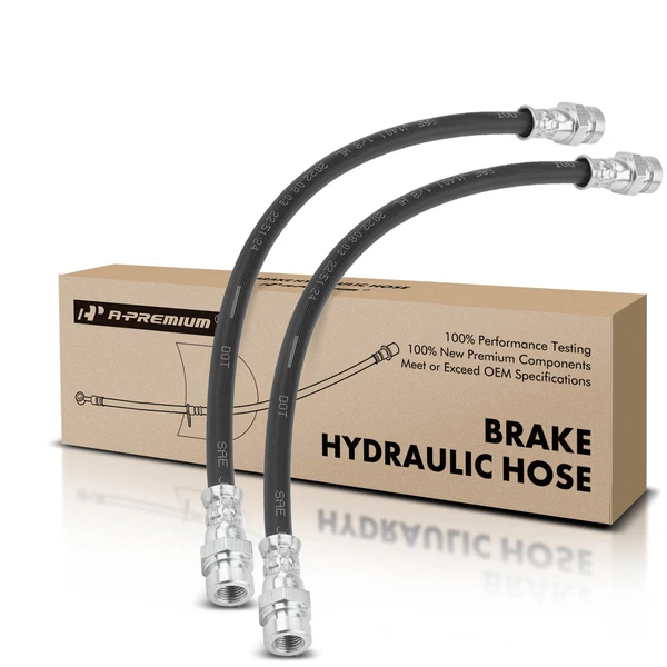 2 Pcs Brake Hydraulic Hose for 1987-1993 Dodge Ram 50