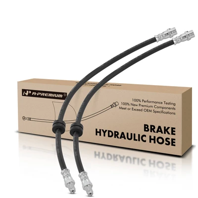 2 Pcs Front Brake Hydraulic Hose