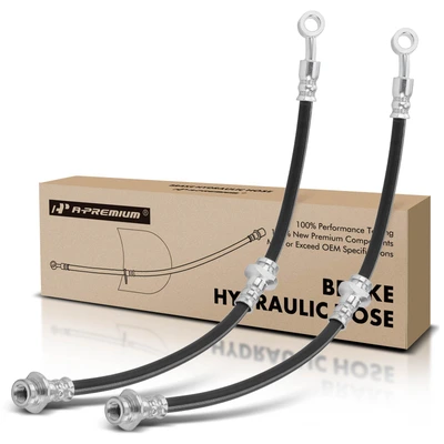 2 Pcs Front Brake Hydraulic Hose