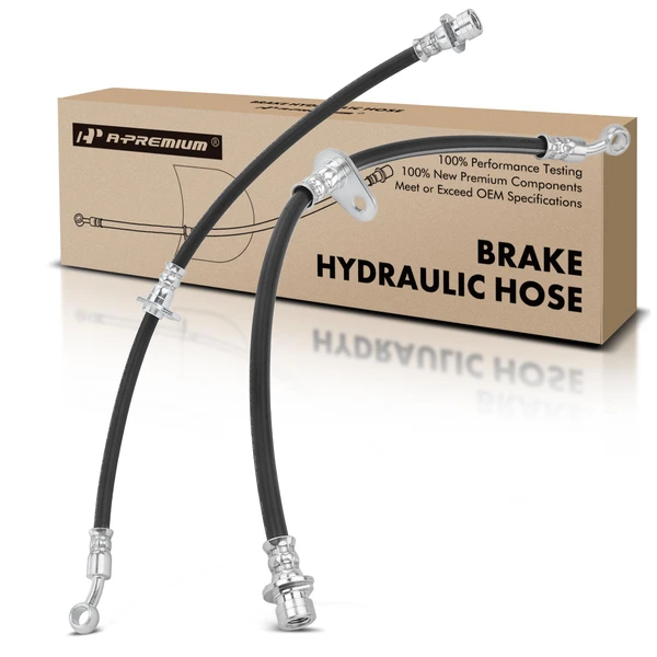 2 Pcs Front Brake Hydraulic Hose for Acura RDX 2007-2012 Honda CR-V 2012-2016