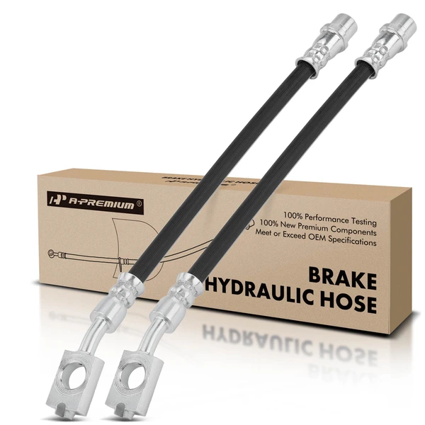 2 Pcs Rear Outer Brake Hydraulic Hose for Audi A4 1996-2001