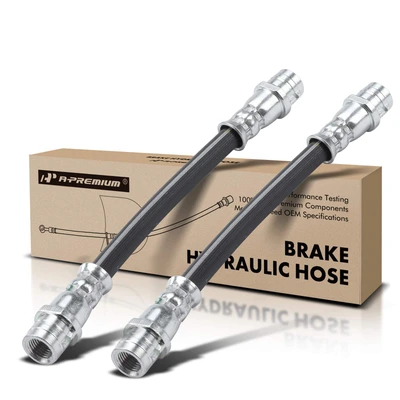 2 Pcs Rear Inner Brake Hydraulic Hose