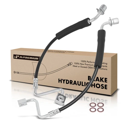 2 Pcs Front Brake Hydraulic Hose