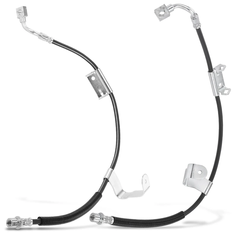 2 Pcs Front Brake Hydraulic Hose for Chevrolet Avalanche 2500 GMC Hummer H2