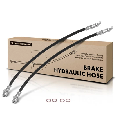 2 Pcs Rear Brake Hydraulic Hose