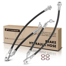 2 Pcs Front Brake Hydraulic Hose