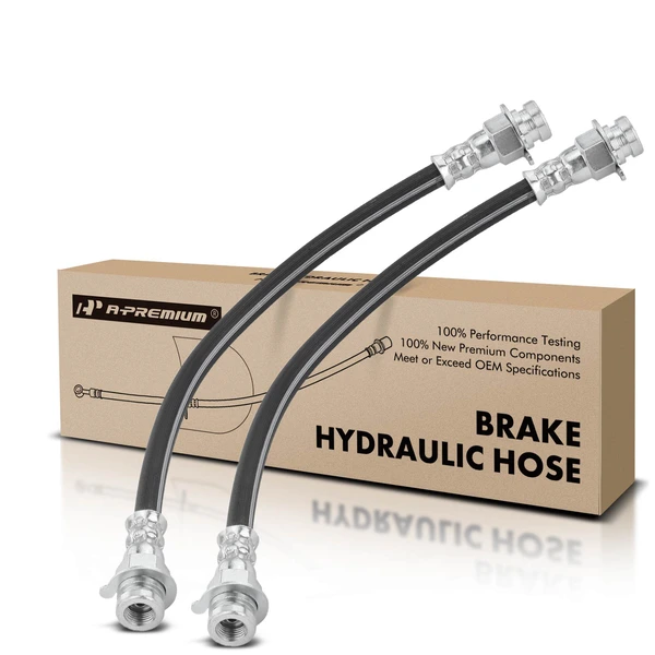 2 Pcs Front Brake Hydraulic Hose for 1966-1968 Jeep CJ6A