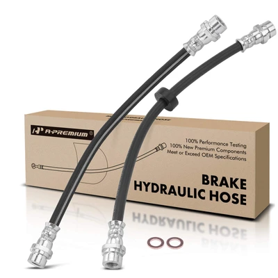 2 Pcs Rear Brake Hydraulic Hose