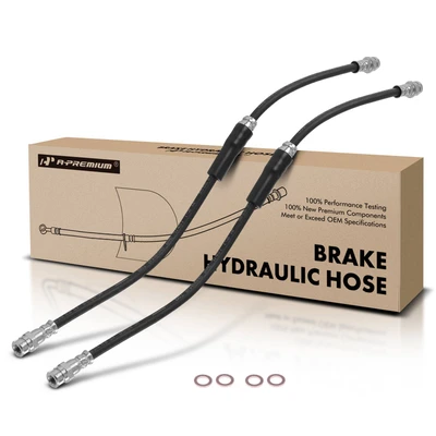 2 Pcs Front Brake Hydraulic Hose