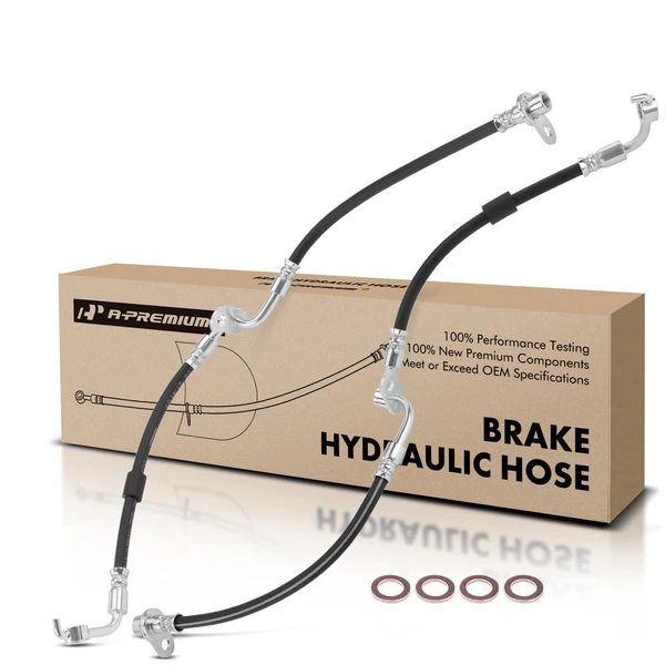 2 Pcs Front Brake Hydraulic Hose for Mazda MX-5 Miata 2006-2015 L2.0L