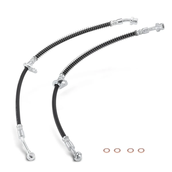 2 Pcs Front Brake Hydraulic Hose for Kia Rio Rio5 2006-2011