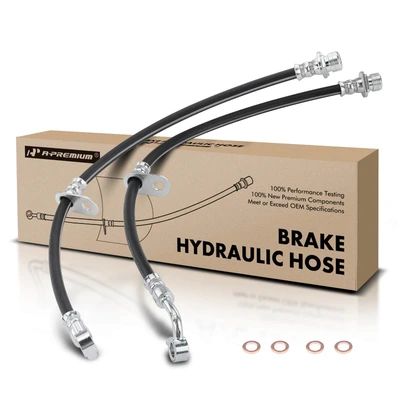 2 Pcs Front Brake Hydraulic Hose for Honda CR-V 2007-2011 L4 2.4L