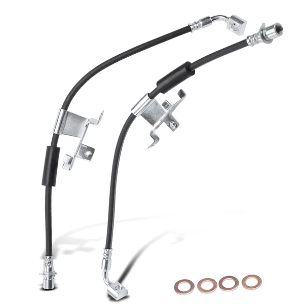 2 Pcs Front Brake Hydraulic Hose for Cadillac Escalade Chevy Tahoe GMC