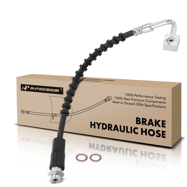 Front Passenger Brake Hydraulic Hose for 2008-2012 2018-2020 Dodge Grand Caravan