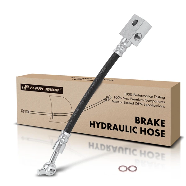 Front Driver Outer Brake Hydraulic Hose for 2009-2019 Nissan 370Z