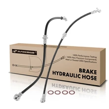 2 Pcs Front Brake Hydraulic Hose for 2007-2012 Nissan Versa