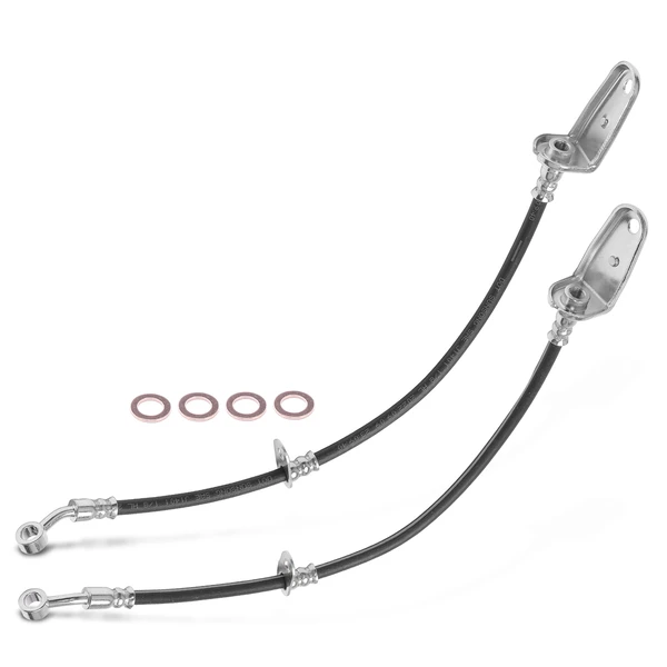 2 Pcs Rear Brake Hydraulic Hose for Acura CSX 2006-2007 Honda Civic 2006-2011