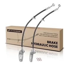2 Pcs Rear Brake Hydraulic Hose for 2006-2011 Honda Civic