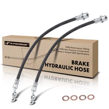 2 Pcs Rear Brake Hydraulic Hose for 2006-2015 Lexus IS250