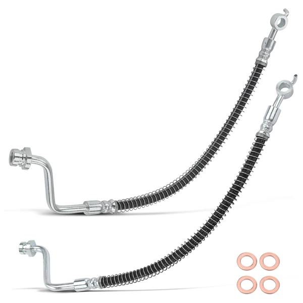 2 Pcs Rear Brake Hydraulic Hose for Hyundai Santa Fe 2007-2012 Kia Sorento