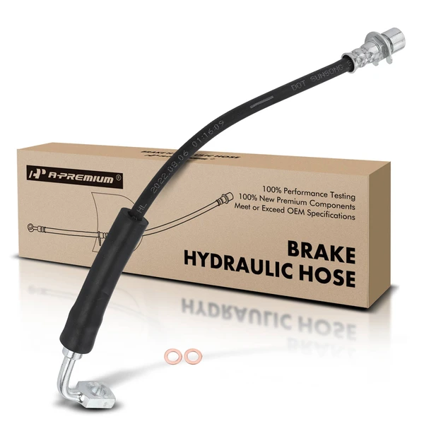 Front Driver or Passenger Brake Hydraulic Hose for 2007-2010 Saturn Sky