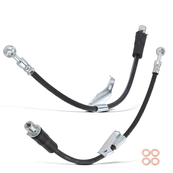 2 Pcs Front Brake Hydraulic Hose for Chevrolet Equinox Captiva Sport Pontiac