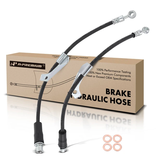 2 Pcs Front Brake Hydraulic Hose for Chevrolet Equinox Captiva Sport Pontiac