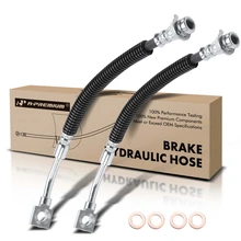 2 Pcs Rear Brake Hydraulic Hose for 1993-1996 Chevrolet Corvette