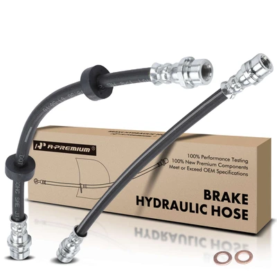 2 Pcs Rear Brake Hydraulic Hose