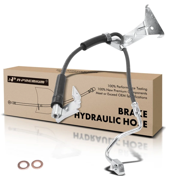 Front Driver Brake Hydraulic Hose for Ford F-250 F-350 Super Duty 2005-2007 4WD