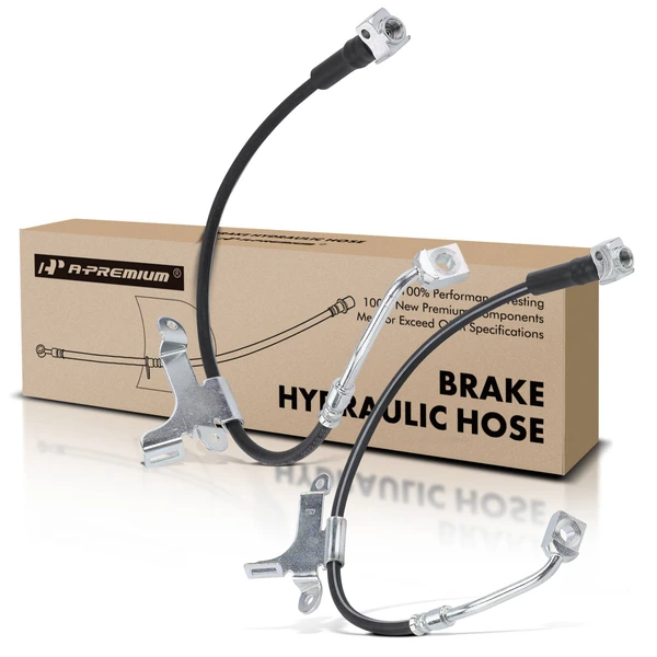 2 Pcs Front Brake Hydraulic Hose for 2002-2005 Chevrolet Trailblazer