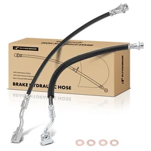 2 Pcs Rear Brake Hydraulic Hoses for 2005-2006 Chevrolet Silverado 3500