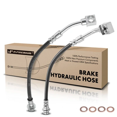 2 Pcs Rear Brake Hydraulic Hose