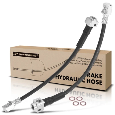 2 Pcs Rear Brake Hydraulic Hose