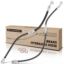 2 Pcs Rear Brake Hydraulic Hose