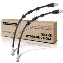 2 Pcs Front Brake Hydraulic Hose for 2002-2008 Jaguar X-Type
